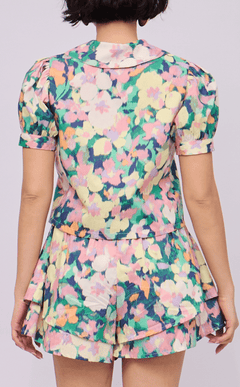 AZUL SHORTS - PASTEL ABSTRACT