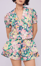 AZUL SHORTS - PASTEL ABSTRACT