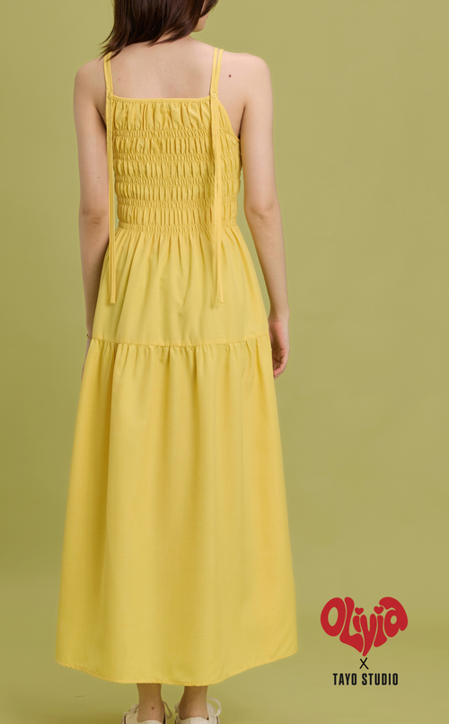 OLIVIA DRESS - BUTTER