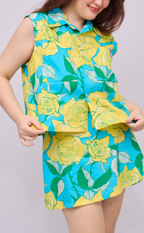 NANO SHIRT - RETRO FLORALS
