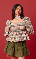 COSETTE SKORT - ARMY GREEN