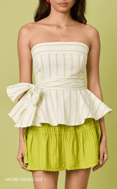 COSETTE SKORT - CHARTREUSE