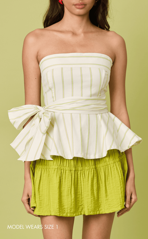 COSETTE SKORT - CHARTREUSE