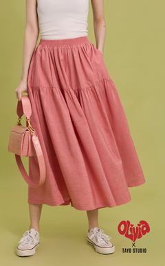 HANNAH SKIRT - SALMON