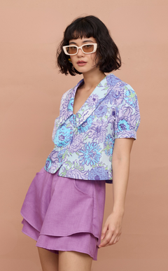 DANI TOP - PURPLE DAHLIA
