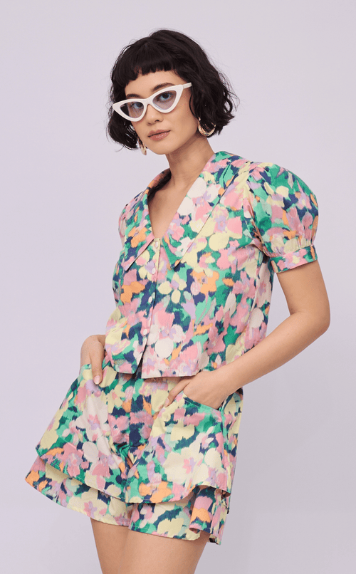 DANI TOP - PASTEL ABSTRACT