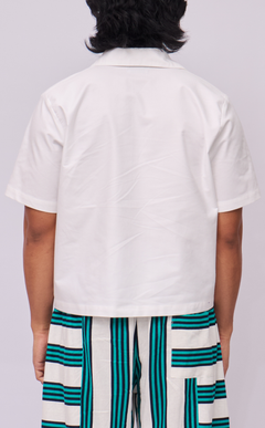PINO TOP -  WHITE OXFORD w/ DISCO EMBRO