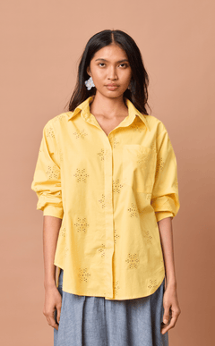 ESCOLTA TOP - YELLOW EYELET
