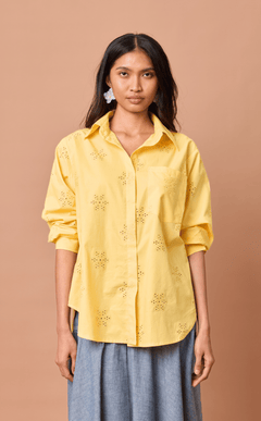 ESCOLTA TOP - YELLOW EYELET