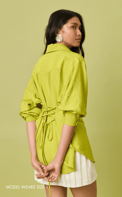 ESTRELLA TOP - CHARTREUSE