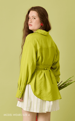 ESTRELLA TOP - CHARTREUSE