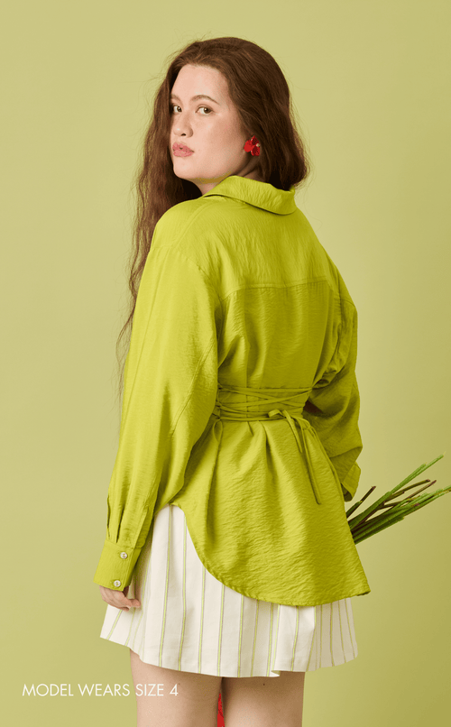 ESTRELLA TOP - CHARTREUSE