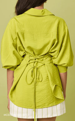 ESTRELLA TOP - CHARTREUSE