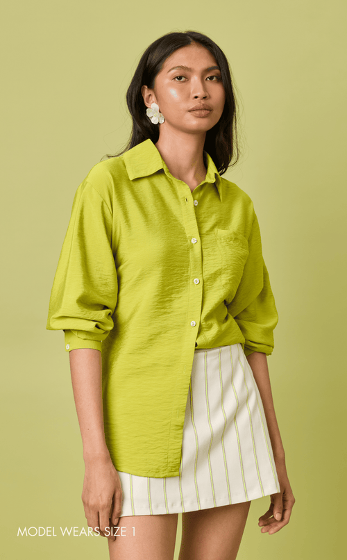 ESTRELLA TOP - CHARTREUSE