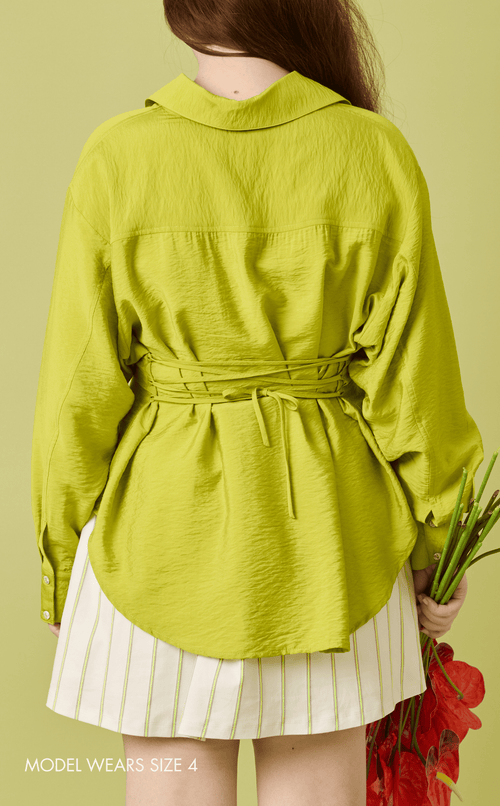 ESTRELLA TOP - CHARTREUSE