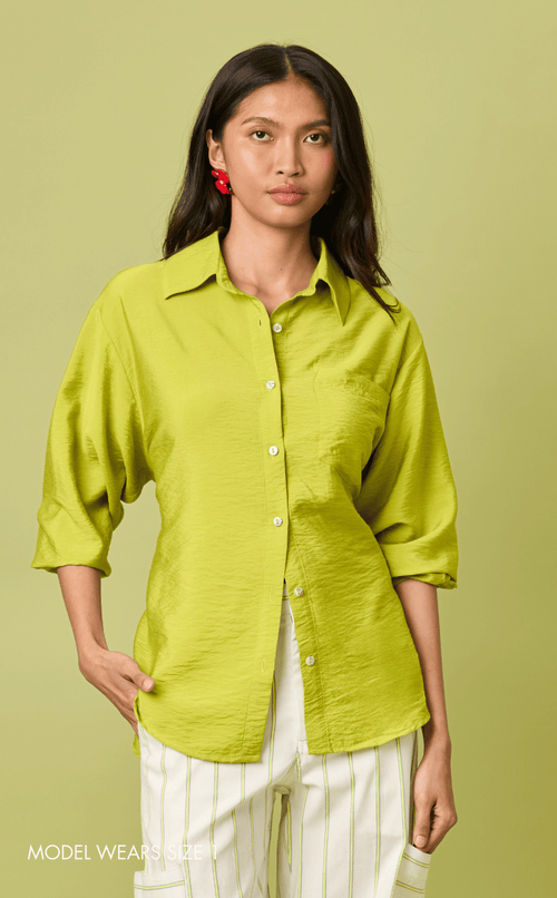 ESTRELLA TOP - CHARTREUSE