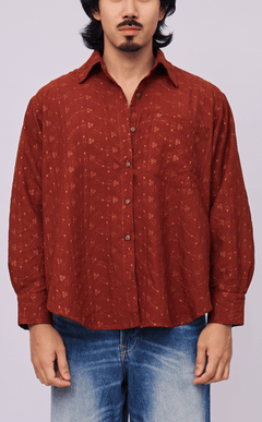 ESCOLTA TOP - CINNAMON EYELET