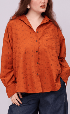 ESCOLTA TOP - PUMPKIN EYELET