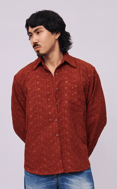 ESCOLTA TOP - CINNAMON EYELET