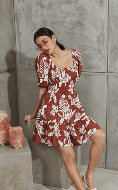 Fina Mini Dress - Printed