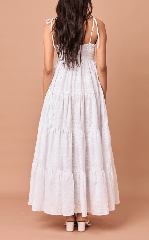 GABRIELA DRESS - WHITE LACE