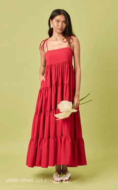 GABRIELA DRESS - RED (PRE-ORDER)