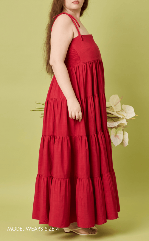 GABRIELA DRESS - RED (PRE-ORDER)