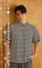 JOSE TEE - WHITE STRIPES