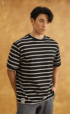 JOSE TEE - BLACK STRIPES