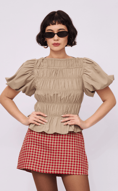 KAROL SKORT - RED PLAID