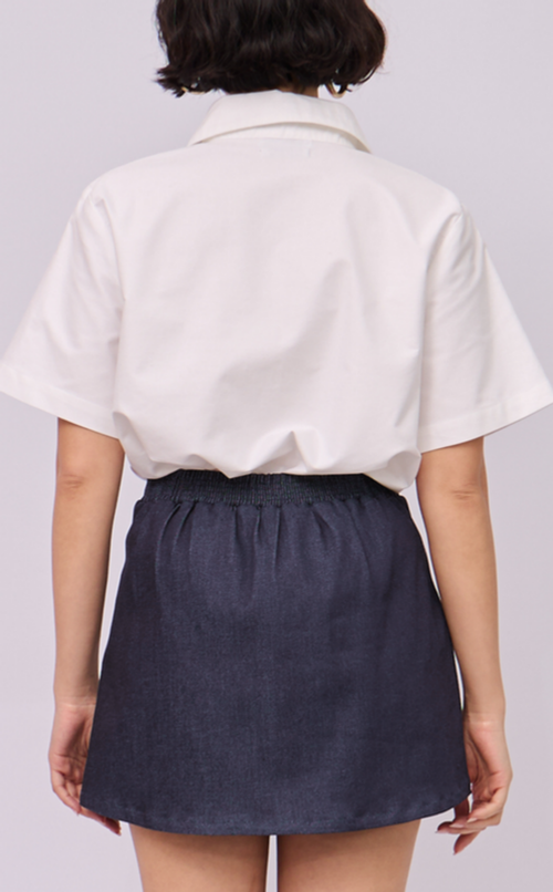 KAROL SKORT - DENIM WITH HEART