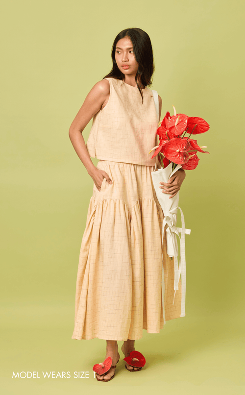 LIGAYA SET - MULTICOLOR GRID  (PRE-ORDER)