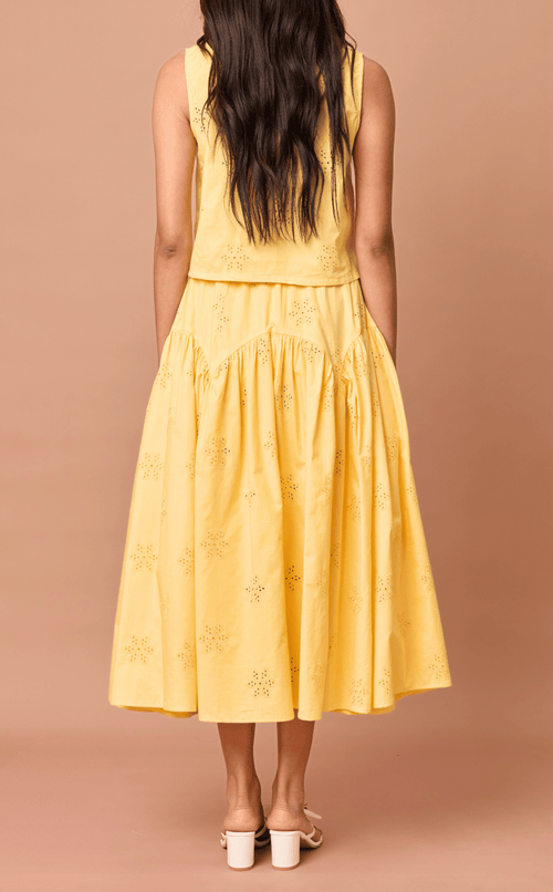 LIGAYA SET - YELLOW EYELET  (PRE-ORDER)