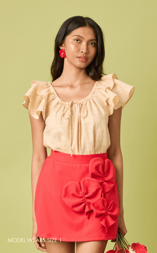 LUMEN TOP - MULTICOLOR GRID