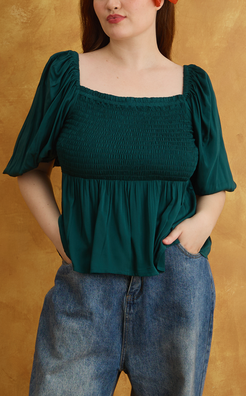 MARIKIT TOP - EMERALD Shop.TayoStudio