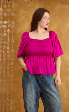 MARIKIT TOP - MAGENTA