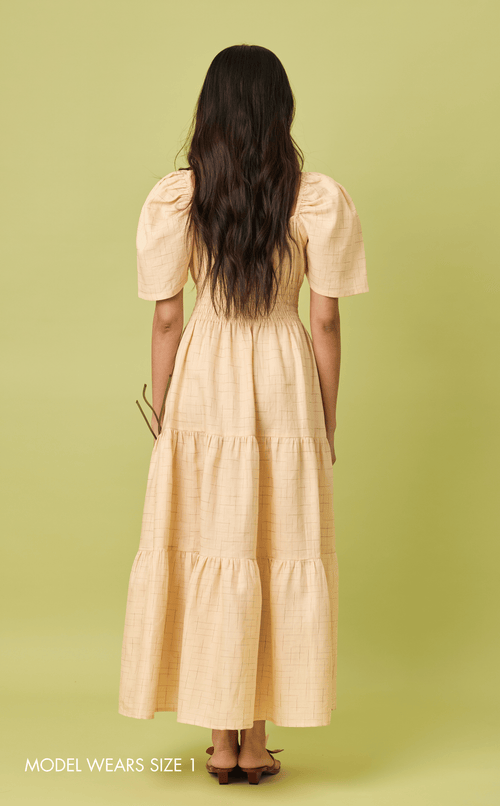 MUTYA DRESS - MULTICOLOR GRID