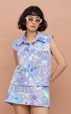 NANO SHIRT - PURPLE DAHLIA