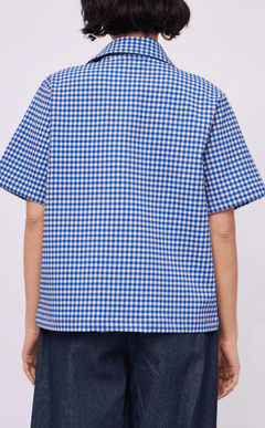 PINO TOP -  BLUE GINGHAM 2 w/ NOYPI EMBRO