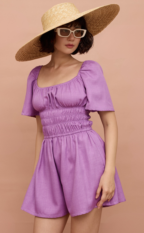 PENNY ROMPER - PURPLE