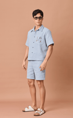 PINO TOP - CHEVRON TWEED w/ KALYE EMBRO (PRE ORDER)