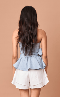 PLUMA TOP - CHEVRON TWEED (PRE ORDER)