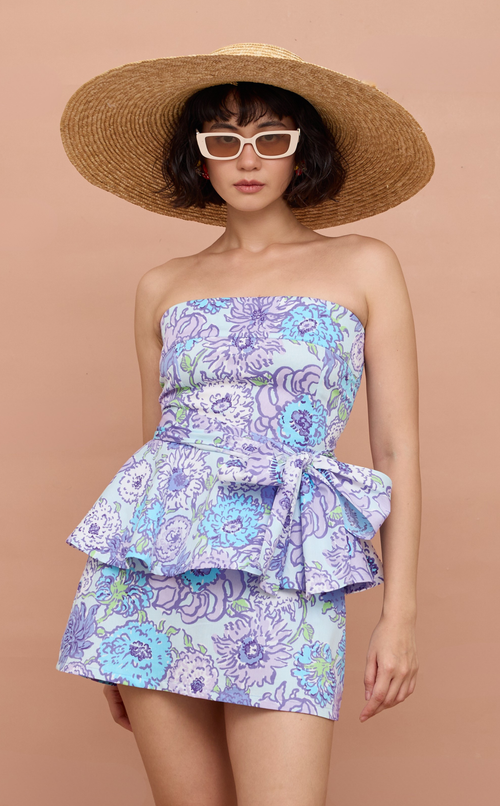 PLUMA TOP - PURPLE DAHLIA