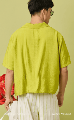 POLLY TOP - CHARTREUSE