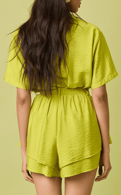 POLLY TOP - CHARTREUSE