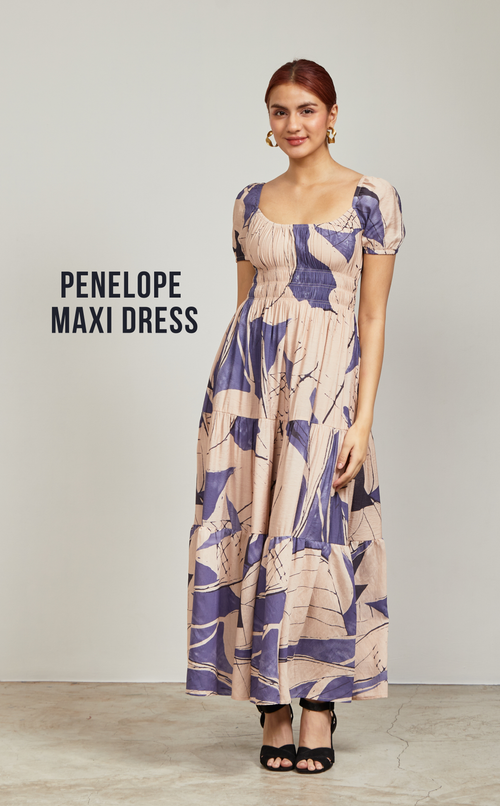 Penelope Maxi Dress - Printed