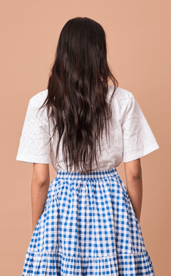 RAJA SHIRT - WHITE LACE