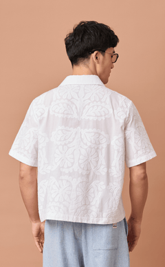 RAJA SHIRT - WHITE LACE