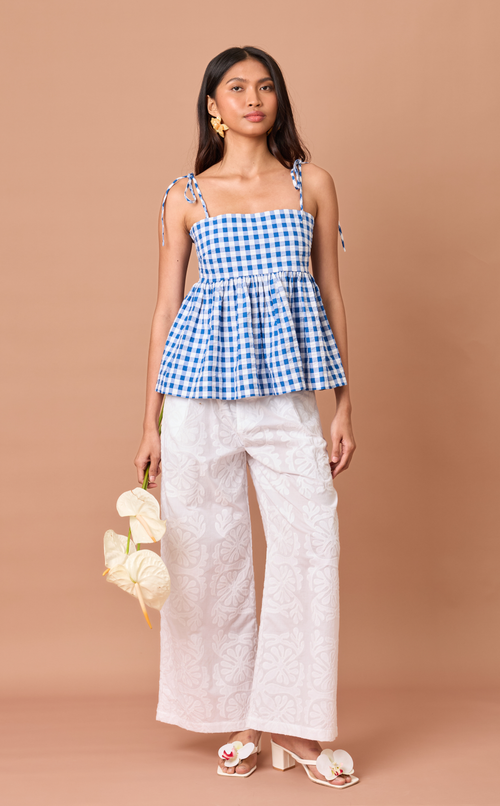 RANDY PANTS - WHITE LACE