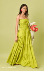 SIENNA MAXI DRESS - CHARTREUSE (PRE-ORDER)